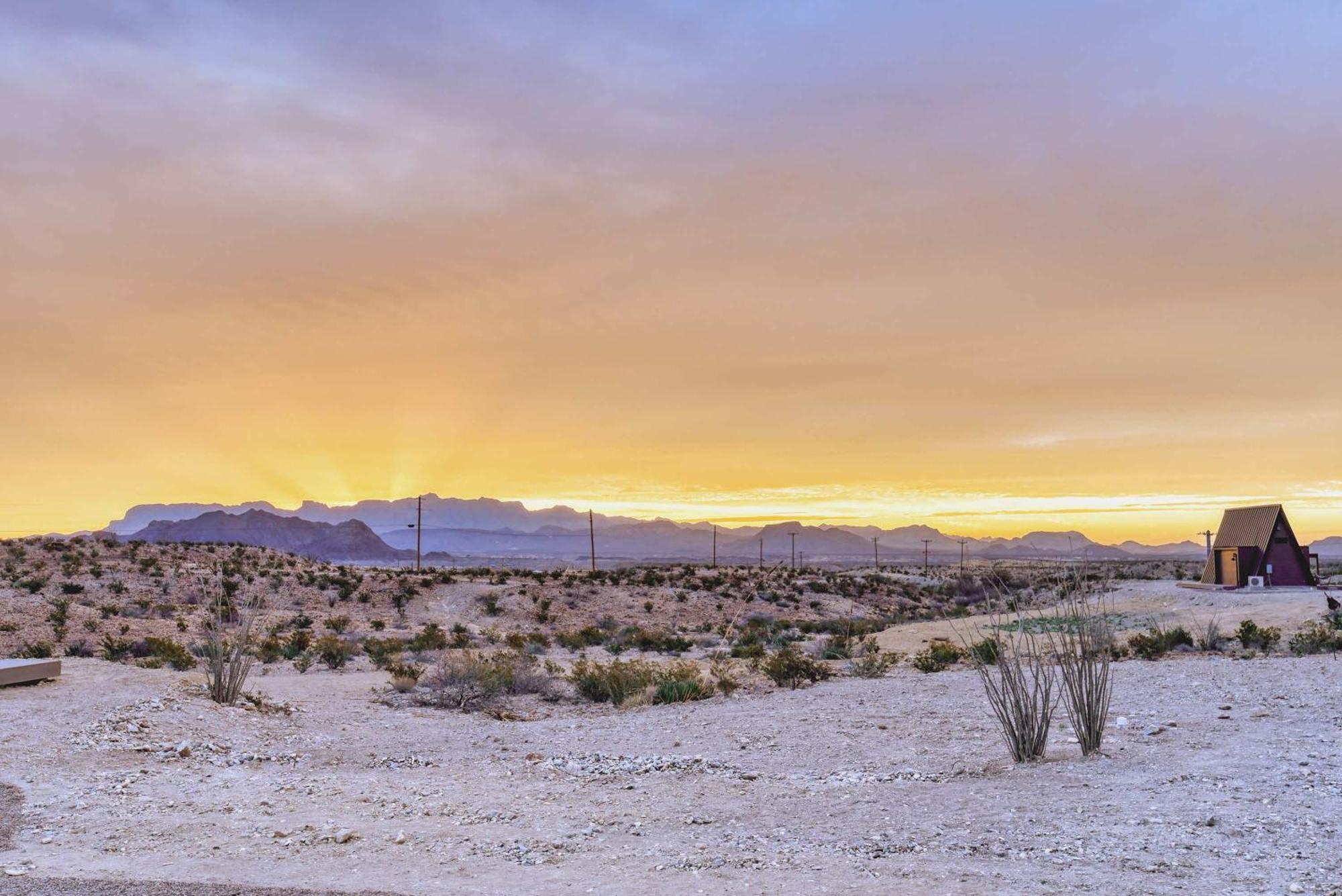Stardust Big Bend Luxury A-Frame#4 Great Views Villa Terlingua Exterior photo